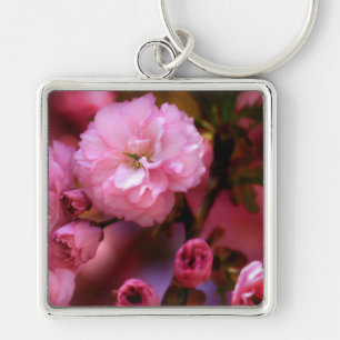 Chaveiro Blossomas de Cereja Rosa-Primavera adoráveis
