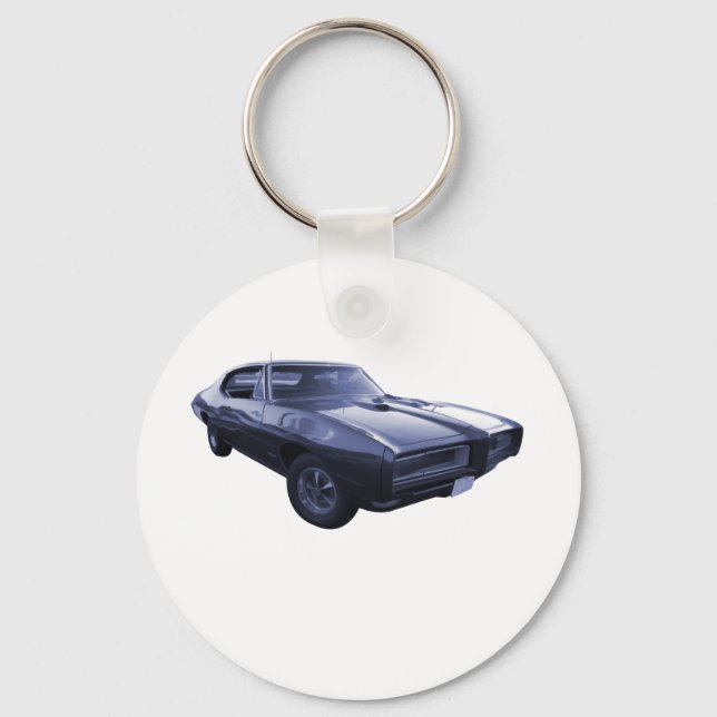 Chaveiro Blue 1968 Pontiac GTO (Frente)