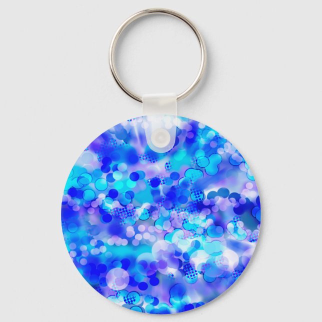 Chaveiro Blue Bokeh 92015 (Frente)