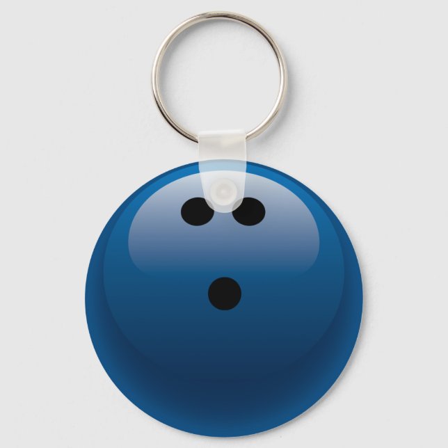 CHAVEIRO BLUE BOWLING BALL (Frente)