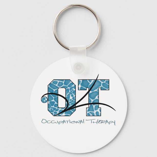 Chaveiro Blue Camo with scroll (Frente)