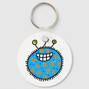 Chaveiro Blue Cartoon Germ
