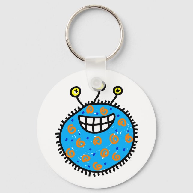 Chaveiro Blue Cartoon Germ (Frente)