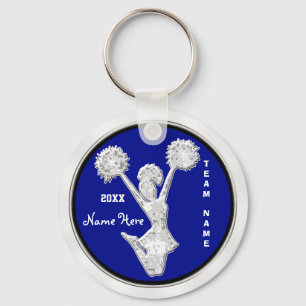 Chaveiro Blue Cheap Cheer Cheerleading Gifts in BULK