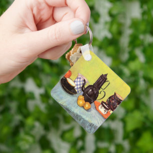 Chaveiro Blue Enamel Coffeepot por Vincent van Gogh