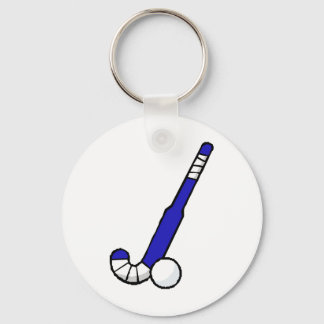Chaveiro Blue Field Hockey Stick