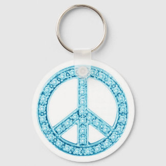 Chaveiro Blue Green Jewels Sinal de Paz
