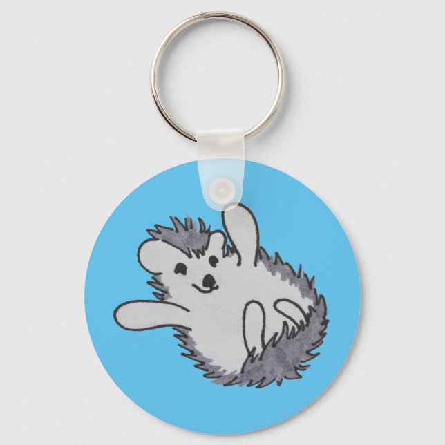 Chaveiro Blue Happy Hedgehog (Frente)
