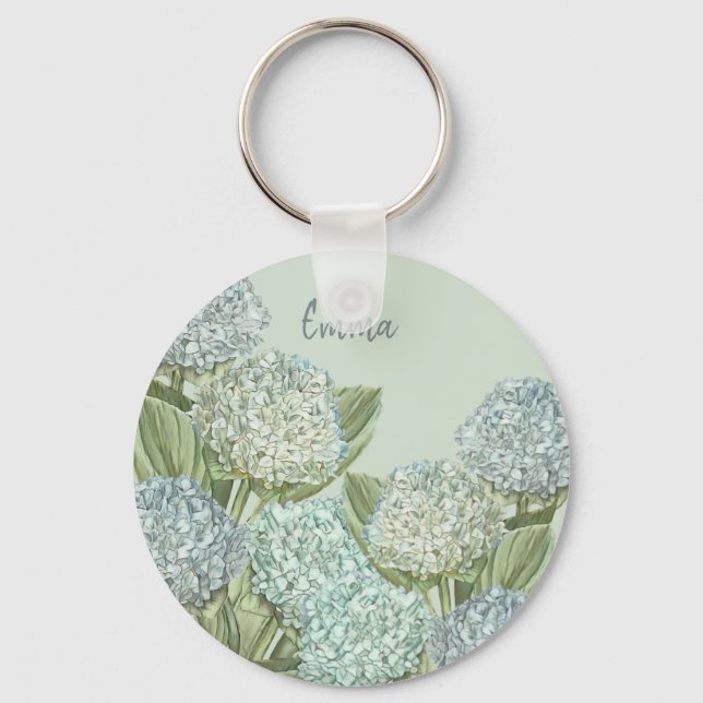 Chaveiro Blue Hydrangea/ Sage Green (Frente)
