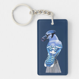 Chaveiro Blue Jay brilhante