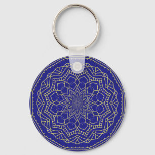 Chaveiro Blue Mandala