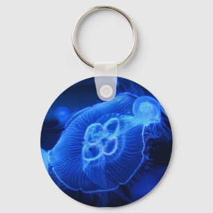Chaveiro Blue Neon Jellyfish