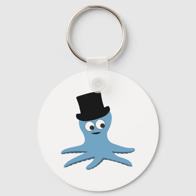 Chaveiro Blue Octopus (Frente)