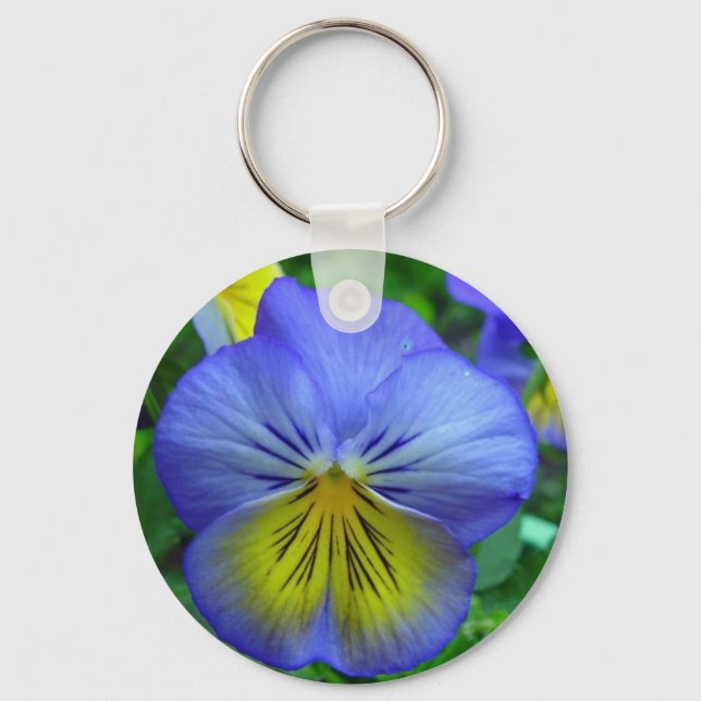 Chaveiro Blue Pansy (Frente)