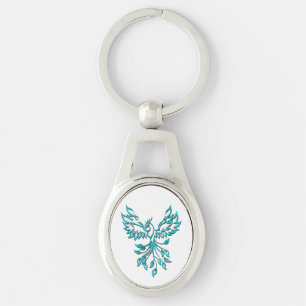 Chaveiro Blue Phoenix nasce em branco