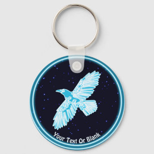 Chaveiro Blue Raven Sobre Estrelas
