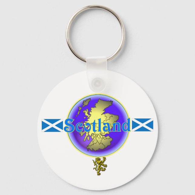Chaveiro Blue Scotland. (Frente)