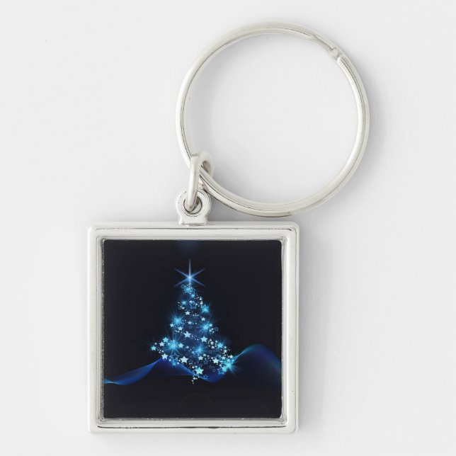 Chaveiro Blue Shine of Stars no Natal Dark (Frente)
