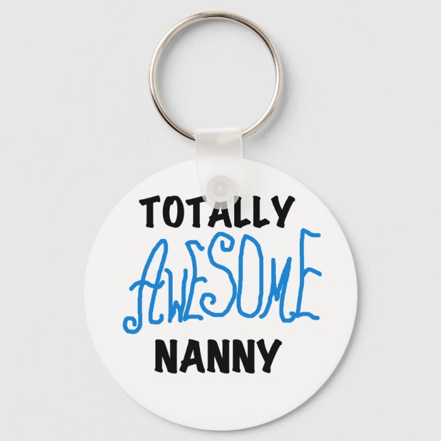 Chaveiro Blue Totalmente Incrível Nanny T-shirts e presente (Frente)