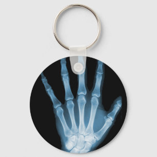 Chaveiro Blue X-ray Skeleton Hand