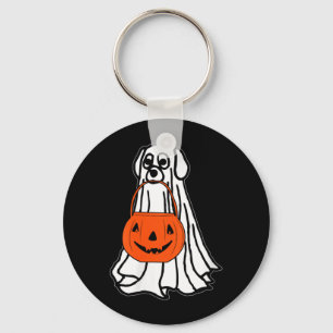 Chaveiro Blusa Feminina de Halloween Cachorro Fantasma Deco