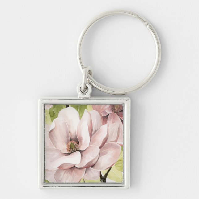 Chaveiro Blush Magnolia Flowers (Frente)