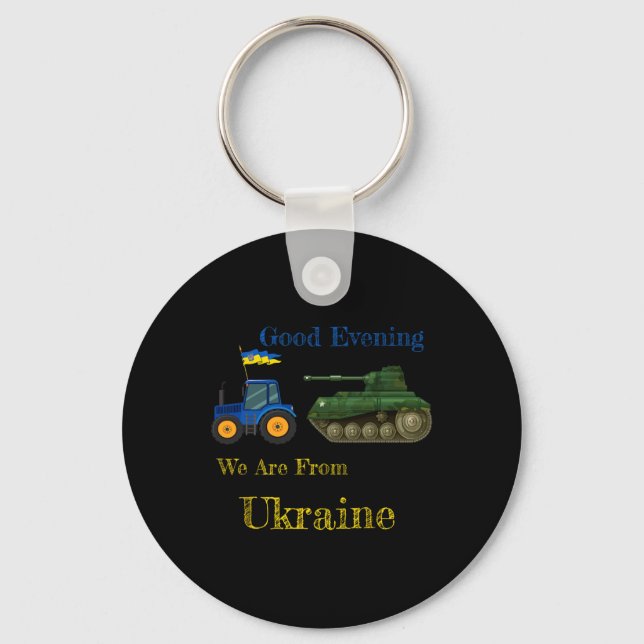 Chaveiro Boa Noite Somos da Ucrânia - Puxada de Trator (Frente)