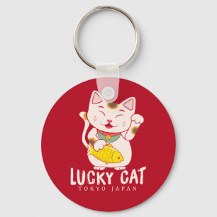 Chaveiro Boa Sorte, Charm Sortudo Cat Maneki Neko