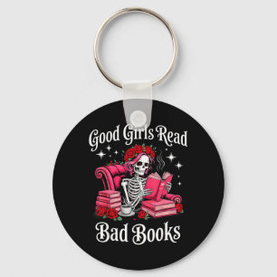 Chaveiro Boas Meninas Lêem Livros Ruins Leitor Divertido So