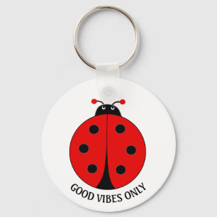 Chaveiro Boas Víblias Apenas Lady Bug em Branco