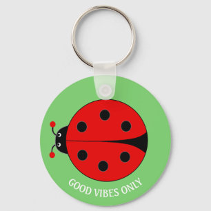 Chaveiro Boas Víblias Apenas Lady Bug no Verde limão