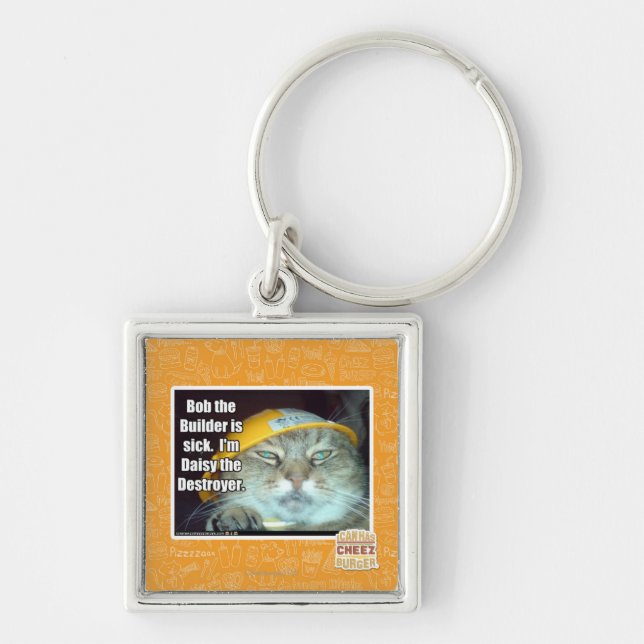 Chaveiro Bob o construtor é doente (Frente)