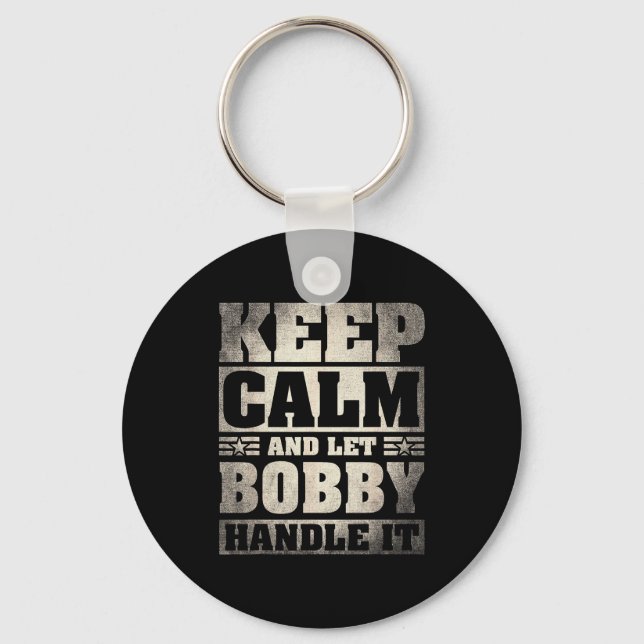 Chaveiro Bobby Name Shirt D Bobby First Name  (Frente)
