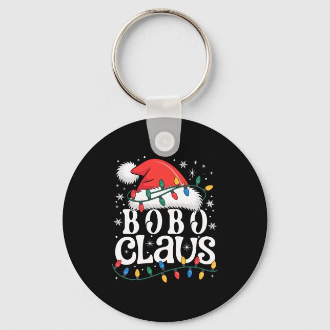 Chaveiro Bobo Claus Funny Xmas Christmas Grandma Holiday St (Frente)