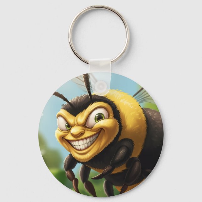 Chaveiro Bob's Bees Sleutelhanger Evil Smile Bee (Frente)