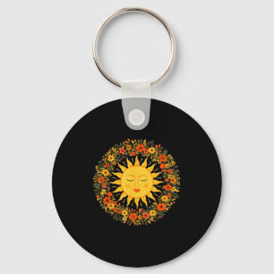 Chaveiro Boho Espiritual Sol Fofo Boêmio Celestial Hippie 