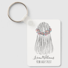 Chaveiro Boho Hair Stylist Flower Crown Bridal Hairstyle