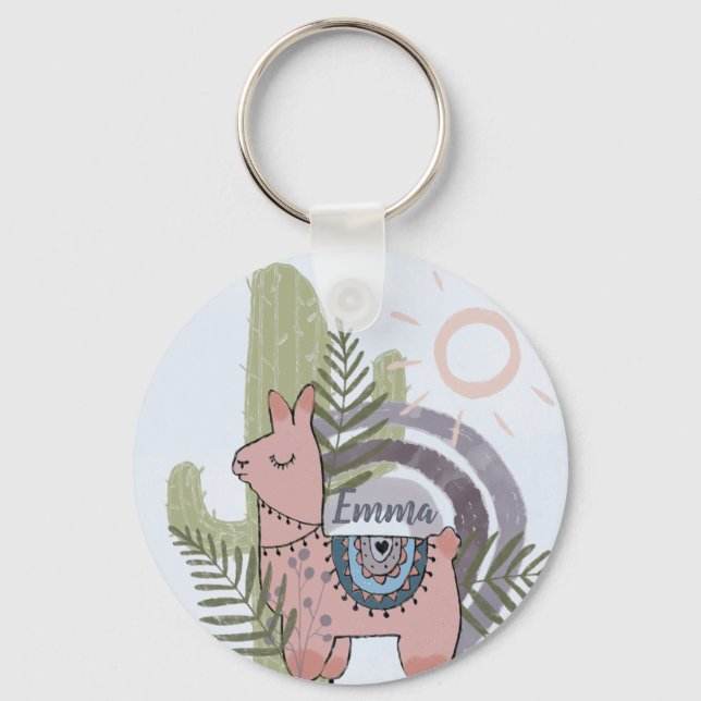 Chaveiro Boho Llama (Frente)