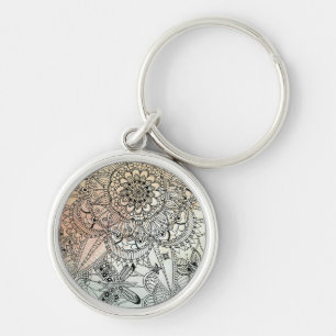 Chaveiro Boho Mandala Bohemian Art