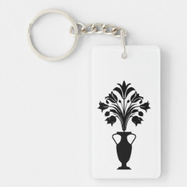 Chaveiro Boho Mid Century Flower Pot