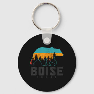 Chaveiro Boise Idaho Urso Grizzly Orgulho Outdoor Vintage