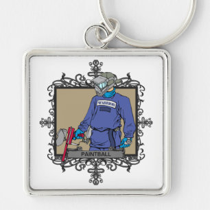 Chaveiro Bola agressiva da pintura