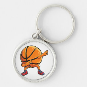 Chaveiro Bola de Basquete Brincadeira Homens Engraçados Mul