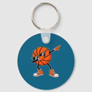 Chaveiro Bola de basquete fazendo dab com óculos de sol jog