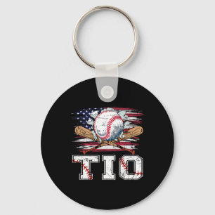 Chaveiro Bola de Beisebol Tio-American Flag Proud Ball Tio