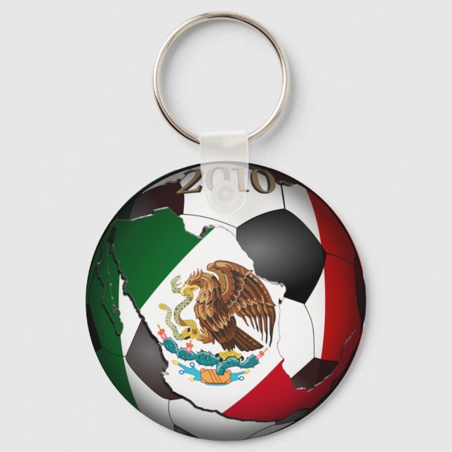 Chaveiro Bola de Futebol do México 2010 (Frente)