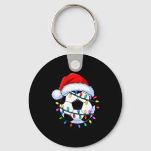 Chaveiro Bola de Futebol do Papai Noel Natal Futebol