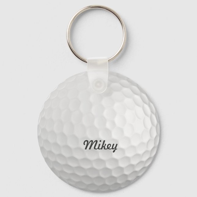 Chaveiro Bola de Golf Personalizável (Frente)