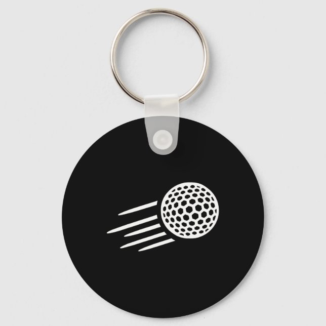 Chaveiro Bola de Golfe Voadora (Frente)