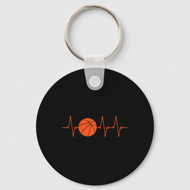 Chaveiro Bola de pulsação de basquete (Frente)